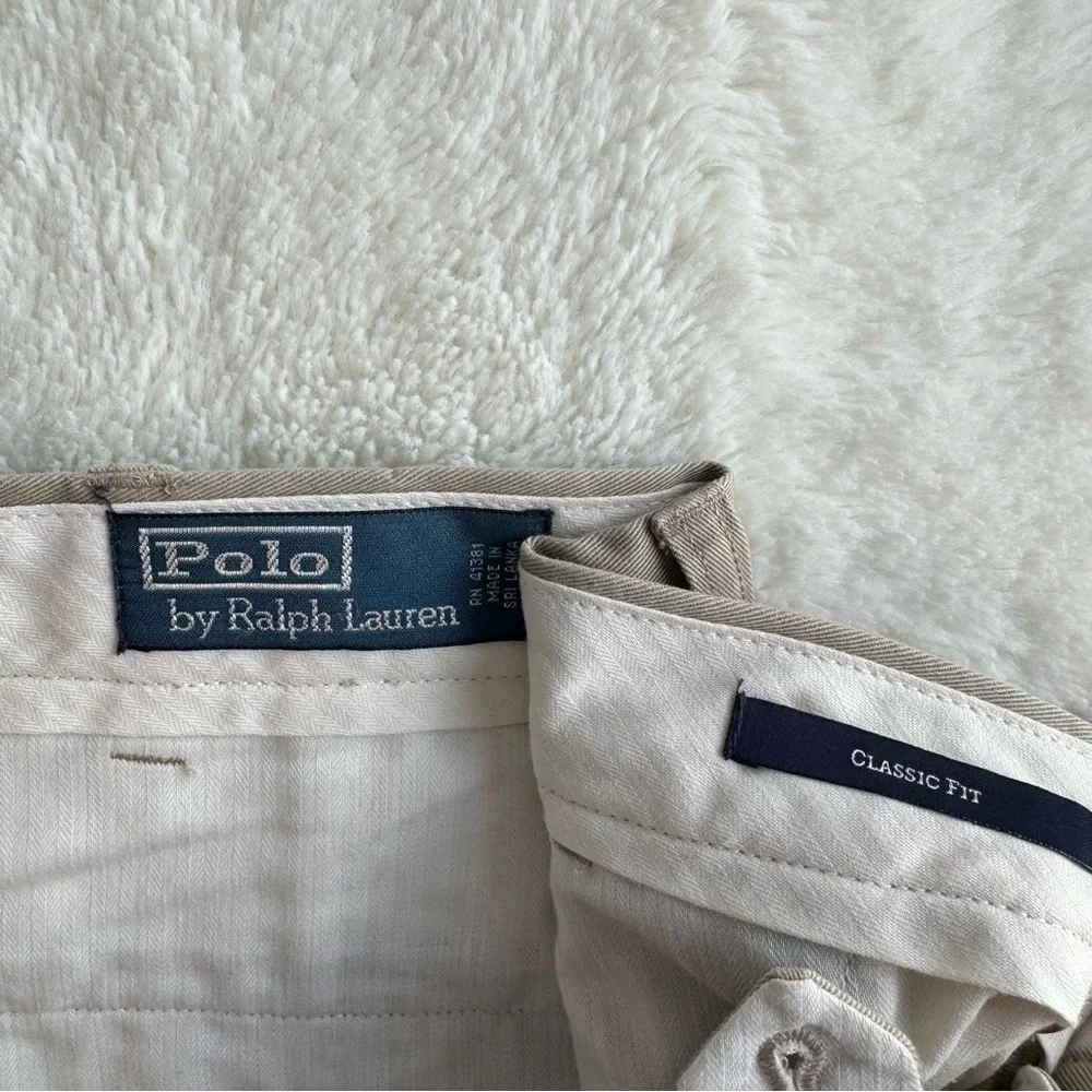 Polo Ralph Lauren Chino Pants‎ Men’s 36x30 Hudson Tan Classic Fit Cotton NEW